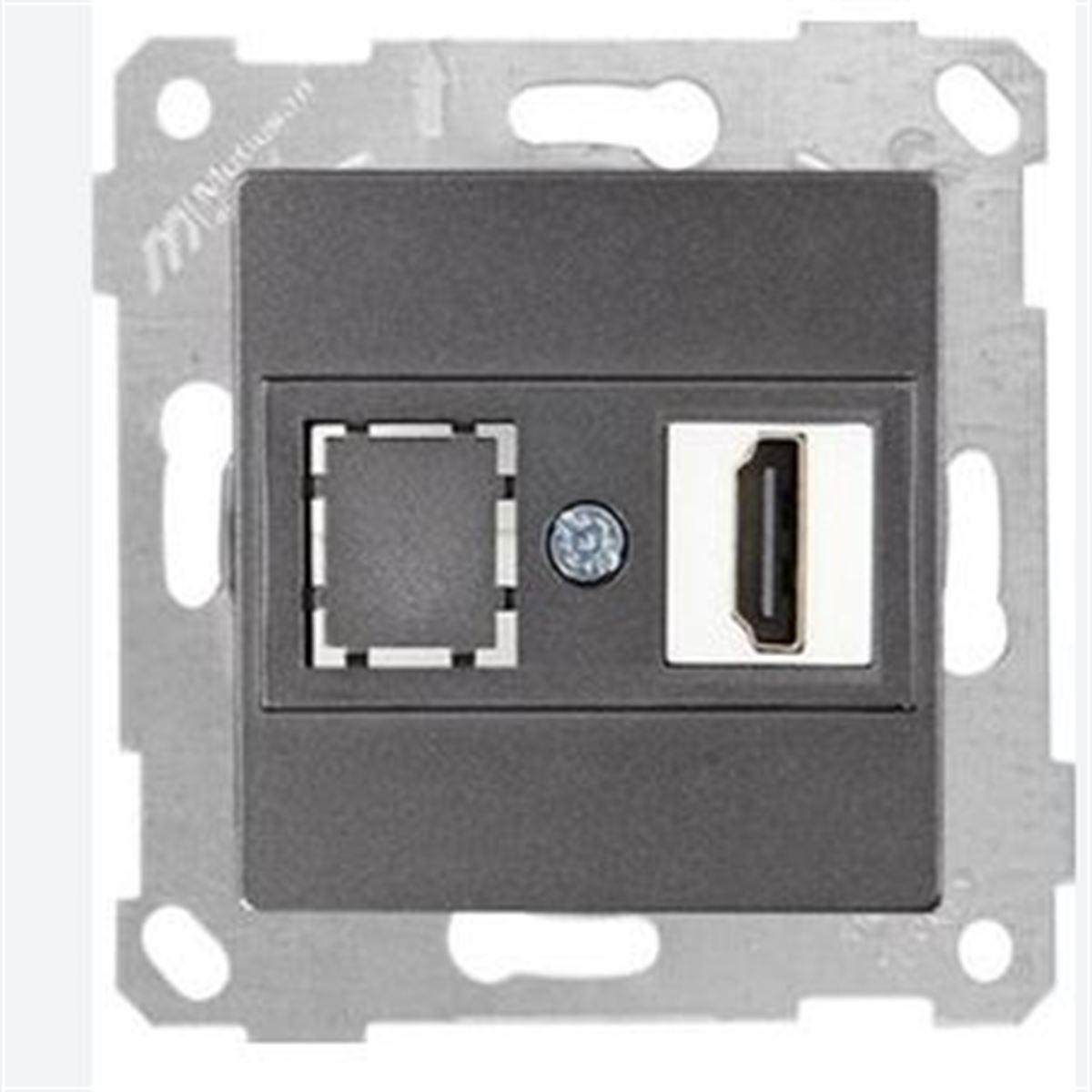 RİTA MEK TUŞ DATA PRİZİ 1*HDMI ANTRASİT 1